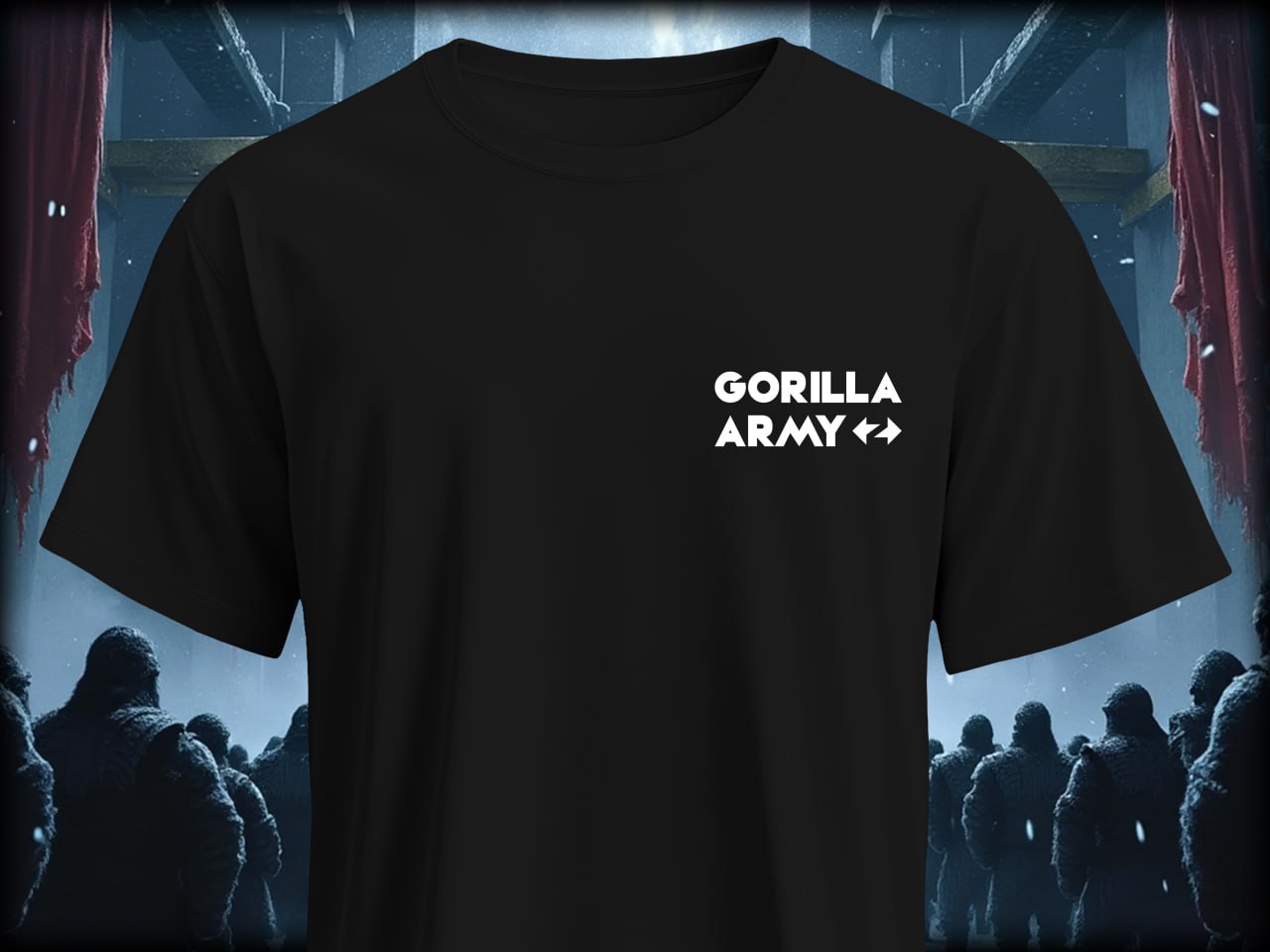 GORILLA ARMY Basic Oversize T-Shirt